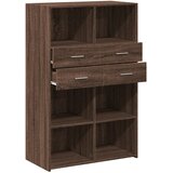  Visoka komoda boja hrasta 80 x 42,5 x 124 cm konstruirano drvo | shoptok.hr