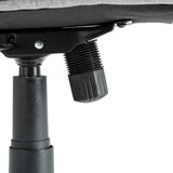 XORA PISARNIŠKI STOL umetna masa, tekstil siva, črna | Shoptok.si