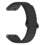 INF Silikonski magnetni pašček za uro Garmin Fenix 8/7X/Epix s hitrim sproščanjem Black 20 mm, (21838757) | Shoptok.si