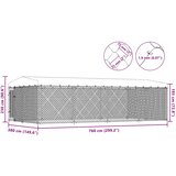  kavez za pse s krovom 7,6 x 3,8 x 2,3 m | Eponuda.ba