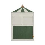 Zelen/kremno bel tekstilni viseči organizator 40x1x60 cm Circus –