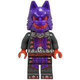 Lego Ninjago njo895 Wolf Mask Warrior - Dark Purple and Red Mask