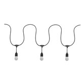 Spectrum spoljna rasveta za dvoriste crna 10XE27 10M IP65 garland | ePonuda.com