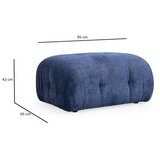 Atelier Del Sofa Tabure Petite, 95x65x75cm, Tamnoplava | Eponuda.ba