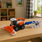  Agricultural Combine Harvester with Header and Plow Farmer Figures Horse Lights Sounds 4 pcs. | Shoptok.si
