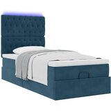  Okvir kreveta s madracima tamnoplavi 80x200cm baršunasti | shoptok.hr