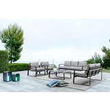 BIZZOTTO Vrtni stolić za kavu aluminijski 62x105 cm Merrigan – | shoptok.hr
