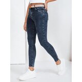 DStreet Jeansy damskie push up niebieskie Cene