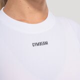 GymBeam Women‘s Flow Crop Top White L | Eponuda.com