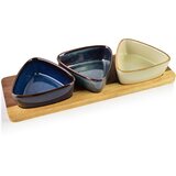 Mondex Deska za serviranje Les s skodelicami (akacija) MODERN KITCHEN 28x9,5 cm multikolor 1 kpl, (5000179469) Cene