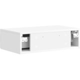 Stolna montirana na zid Bijela visokog sjaja 59 x 34,5 x 17 cm | Eponuda.ba
