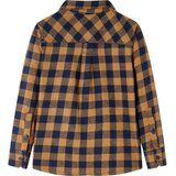  Dječja karirana košulja boja konjaka i plava 104 | shoptok.hr