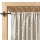 Restilo MOLTE curtain, light beige, plain, smooth, classic style, multifunctional tape, Oxford fabric, 155 × 200 cm | shoptok.hr