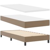  Krevet s opruga kutije Boja cappuccina 90 x 200 cm Umjetna koža | shoptok.hr