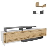 Hanah home tammy - white, oak whiteoakanthracite tv stand | ePonuda.com