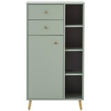 Stylife Visoka Komoda Bjarne, Zelena | Shoptok.si