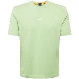 BOSS Orange Majica 'Chup' pastelno zelena / bijela