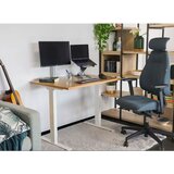  Električna miza za sedenje in stoje Echo z leseno ploščo, 1000 x 700 mm | Shoptok.si