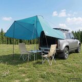  za auto s krovom Plava 350 x 250 cm Poliester i čelik | shoptok.hr