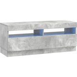  LED TV kabinet HOORN 3 kom. Betonska siva Konstruirano drvo 100 x 35 x 40 cm | Shoptok.si