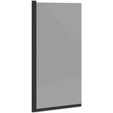  Ekran za kadu i tuš Crna 68 x 130 cm Staklo s temperaturom | shoptok.hr