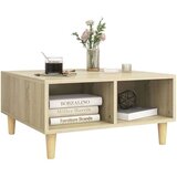 vidaXL Klubska mizica sonoma hrast 60x60x30 cm iverna plošča, (20625529) | Shoptok.si