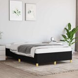 Furnova Posteljni okvir brez vzmetnice črn 120x190 cm blago, (21936766) Cene