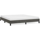 The Living Store Posteljni okvir temno siv 180x200 cm žamet - Posteljni Okvir, (21490253) | Shoptok.si