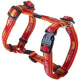 Rogz jellybean klasični am za pse tango paws, 1800/11mm, crveni Cene