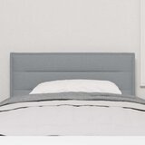 LED glava kreveta s LED trakama Svijetlo siva 90 cm tkanina | shoptok.hr
