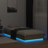  Krevetna konstrukcija s LED svjetlom Hrast sonoma 80 x 200 cm | shoptok.hr