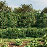 vidaXL Mrežna ograja s konicami za postavitev zelena 1,6x25 m Cene