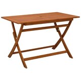 vidaXL sklopivi vrtni stol 120 x 70 x 75 cm masivno drvo eukaliptusa | shoptok.hr
