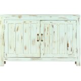  Komoda svjetloplava 110 x 35 x 70 cm od masivnog drva manga | Eponuda.com