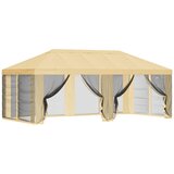 vidaXL Pokrov za gazebo s stranskimi stenami Krem 600,5 x 300,5 cm, (5000222580) Cene