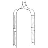  Vrtni obok temno zelen 120x38x258 cm železo, (20758622) | Shoptok.si