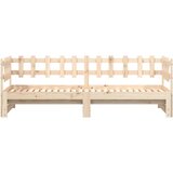  Dnevni ležaj na izvlačenje 2x (80 x 200) cm od masivne borovine | shoptok.hr