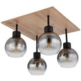 Globo Stropna svjetiljka Moitas (40 W, D x Š x V: 40 x 40 x 33,5 cm, Smeđa, E27) | shoptok.hr
