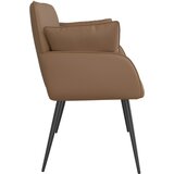  Dvosjed s metalnim nogama 2-sjedalo Boja cappuccina | shoptok.hr