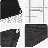  Kavez za zečeve Srebrno 200 x 100 x 210 cm Cinkani čelik | shoptok.hr