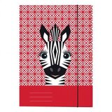 Herlitz Fascikl prešpan klapna s gumicom, A4, Zebra, | shoptok.hr