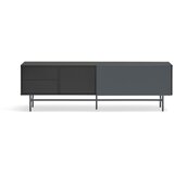Teulat Črna/antracitno siva TV omarica 180x56 cm Nube – Cene