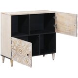  Kreveta s pohranom Bijelo 80 x 33,5 x 75 cm Čvrsto drvo manga | Eponuda.ba