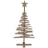  Božićno drvce Smeđa 120 cm Masivna tikovina | shoptok.hr