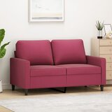 vidaXL Dvosjed crvena boja vina 120 cm baršunasti Cijene