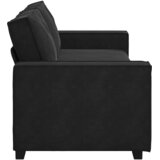  Trosjed Kauč Crni 220x78x84 cm Baršun | shoptok.hr
