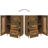  Komoda boja dimljenog hrasta 69 5x34x90 cm konstruirano drvo | shoptok.hr