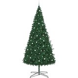  Božićno drvce s ukrasnim gudačkim svjetlima Zelena 400 cm PVC | shoptok.hr