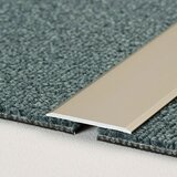LOGOCLIC Prehodni profil 115 (Plemenito jeklo mat, 1 m x 40 mm x 2 mm, Vrsta montaže: Lepljenje) | Shoptok.si