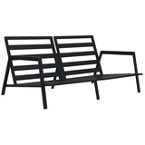  5-dijelna vrtna garnitura od aluminija s jastucima tamnosiva | shoptok.hr